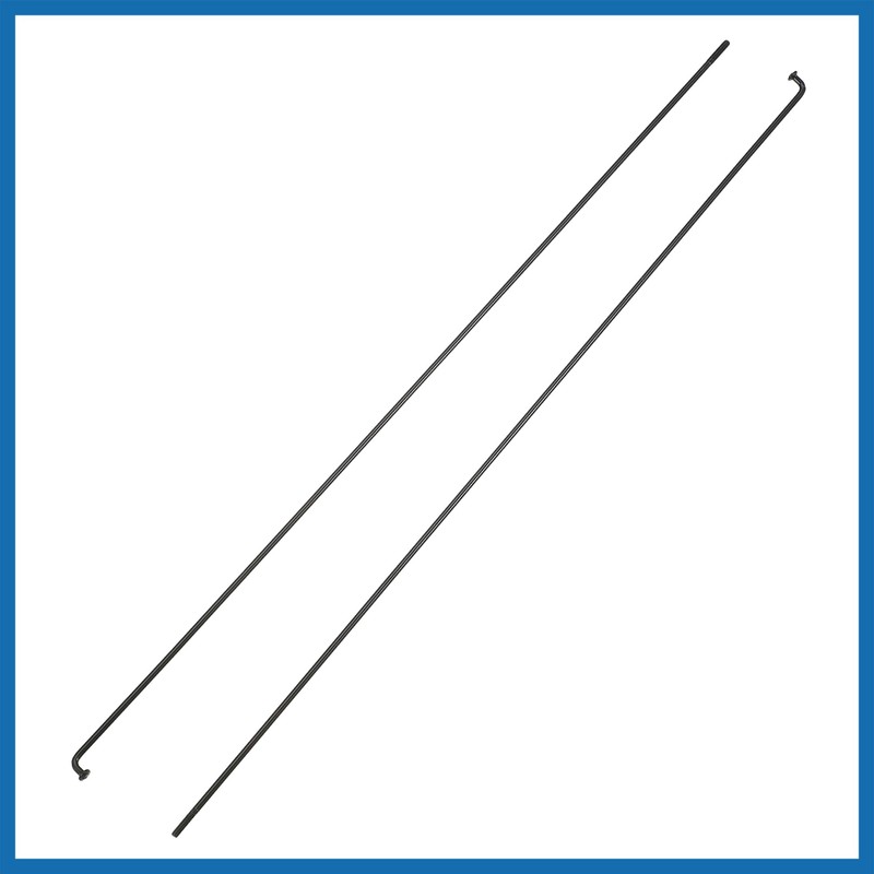 A ABSOPRO 12 Pcs 14G J Bend 293mm Bike Bicycle
