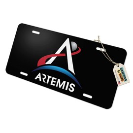 GRAPHICS & MORE NASA Artemis Moon Logo Novelty Metal Vanity Tag License Plate