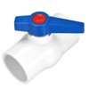 sourcing map Ball Valve, 63mm ID PVC Socket End Shut