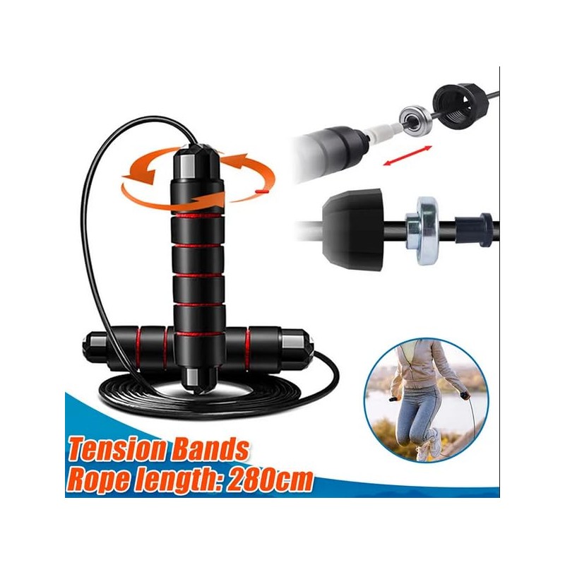 Fitness Sport Outdoor Exercise Equipment Set, Quick Rotation Jump Rope