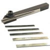 Mini Parting Tool Cut off Holder with 6Pcs HSS Blades