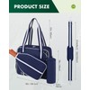 Movker Pickleball Tote Bag for Women Men with Paddle Cover
