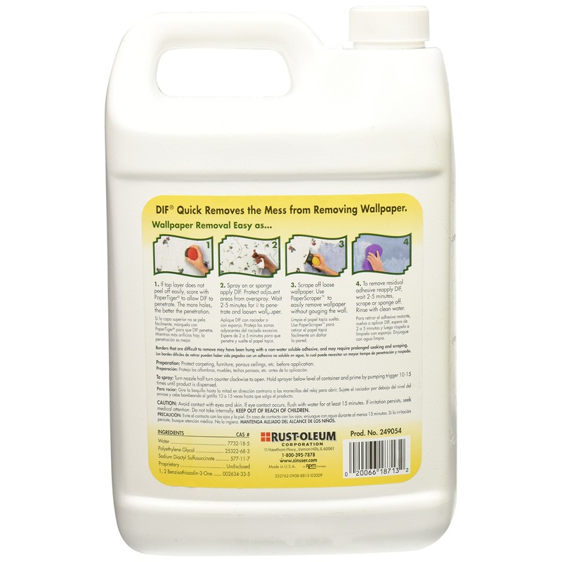 Rust-Oleum 249054 1 GL Zinsser Dif Quick Wall Covering Remover