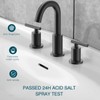 TRUSTMI Bathroom Faucet 3 Hole 2-Handle 8 inch Wide-Spread Bathroom