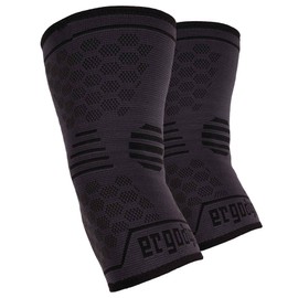 Ergodyne ProFlex 651 Elbow Compression Sleeve, Brace Support for Men and Women Black, Small