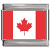 Canada Flag Italian Charm