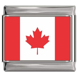 Canada Flag Italian Charm