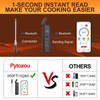 Pytozou Wireless Meat Thermometer with 500FT Long Wireless Range, Instant