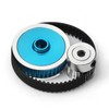 SHEAWA Gear Belt Drive Gear Set Accessory for Tamiya TT02