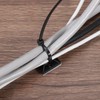 MECCANIXITY 100Set Cable Tie Zip Self Adhesive Mounts Set 6