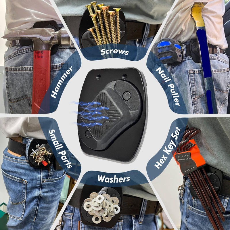 Magnetic Tool Holder & Tape Measure Holder, Gift for Men,