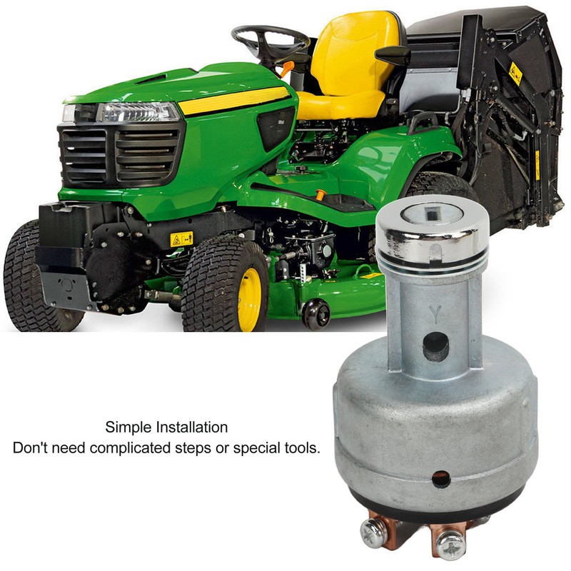Ignition Switch With Keys 08086‑10000 Replacement For John Deere 650