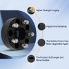 OCPTY 2 PCS 5x120 Wheel Spacers Hub Centric 2" 5
