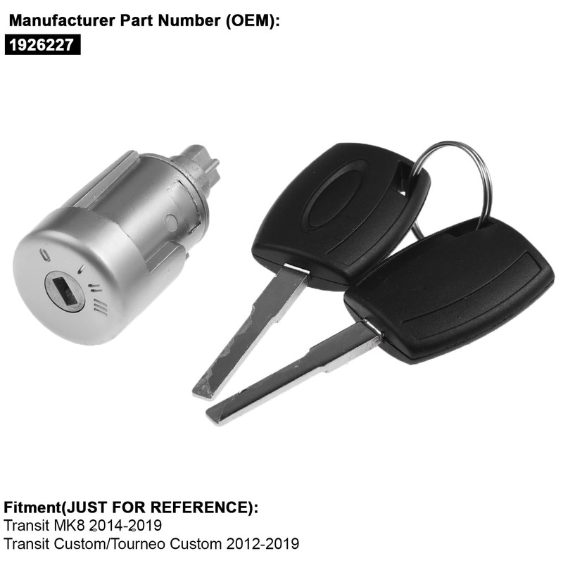 YAOPEI Ignition Barrel Switch Lock & 2 Keys for Transit
