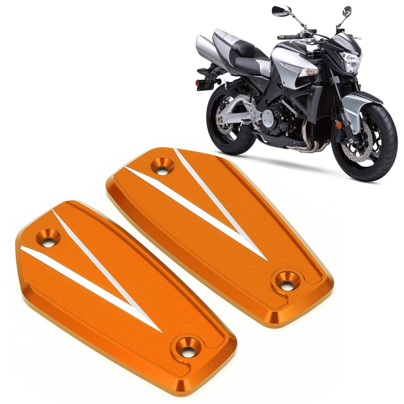 2pcs Front Brake Reservoir Cylinder Cover Cap Replacement for Suzuki