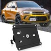 Tow Hook Adapater No Drill Front Grille License Plate Mounting