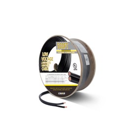 COLOER 14 Gauge 500ft Low Voltage Landscape Wire Stranded PVC Cord Pure Copper Cable 14AWG 2 Conductor Tangle Free Outdoor Landscape Lighting Direct Burial Electrical Cable