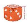 TOMALL Orange Dice Valve Stem Caps for Car Bike Wheel
