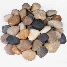Rahato 5 lbs Rocks for Outdoor Landscaping, 2"-3" Aquarium Rocks for Fish Tank, Natural Decorative Garden Stone for Plants, Flower Pots, Vase, Walkways, Yard