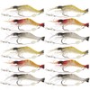 Goture Soft Plastic Lures Artificial Bait Luminous Shrimp Fishing Lure