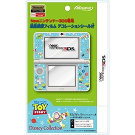Newニンテンドー3DS専用液晶保護フィルム デコレーションシール付 トイ・ストーリー