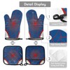 Spider Web Oven Mitts Set, Oven Mitts and Pot Holders,