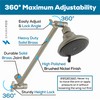 SparkPod Shower Head Extension Arm - 11" Solid Brass Shower
