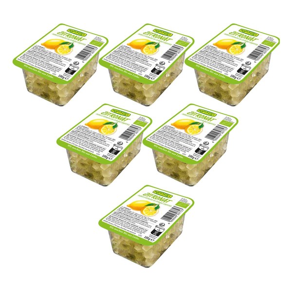 Rapunzel Organic Citronat, Diced (6 x 100 g)