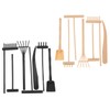 Abaodam 3sets Garden Kit Zen Garden Accessories Mini Rakes for