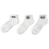 Umbro 401350 Kids' Socks, 3-Pair Set, Sneaker Socks, Toe and