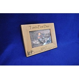 First Deer Picture Frame | Child's First Deer | First Deer | First Buck | Hunting Frames | Deer Hunting Frames | Hunting Decor | Cabin Decor | Hunting Memories