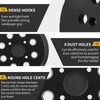 Gnellkoor 4 Pack 5" 8 Hole Replacement Sander Pad Compatible
