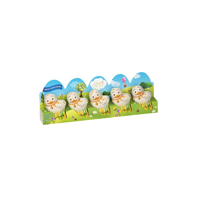 Lindt Little Chicks Milk Chocolate, Hollow Milk Chocolate Candy, 1.7