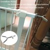 Y-shaped adapter for baby gate, pressure screws children's guard, pressure