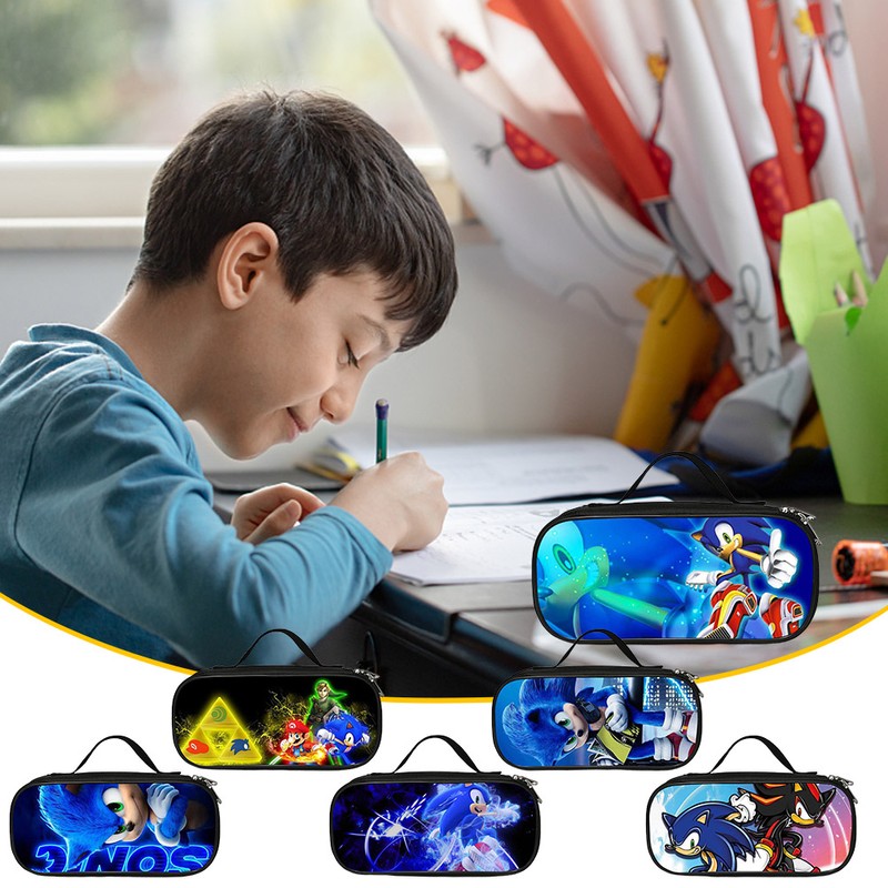 Anime Game Pencil Case Cartoon Pencil Bag with Zipper Pencil