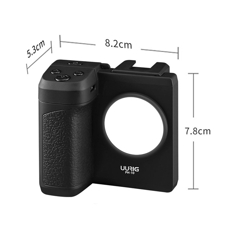 ANCLLO Smartphone Camera Grip, Bluetooth Camera Remote Control, Three Speed