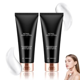 2PCS Loción Corporal con Retinol Anti-Edad, Loción Corporal Reafirmante, Mejora las Arrugas, la Flacidez y los Daños Causados ​​por el Sol, para Todo Tipo de Piel (2pcs)