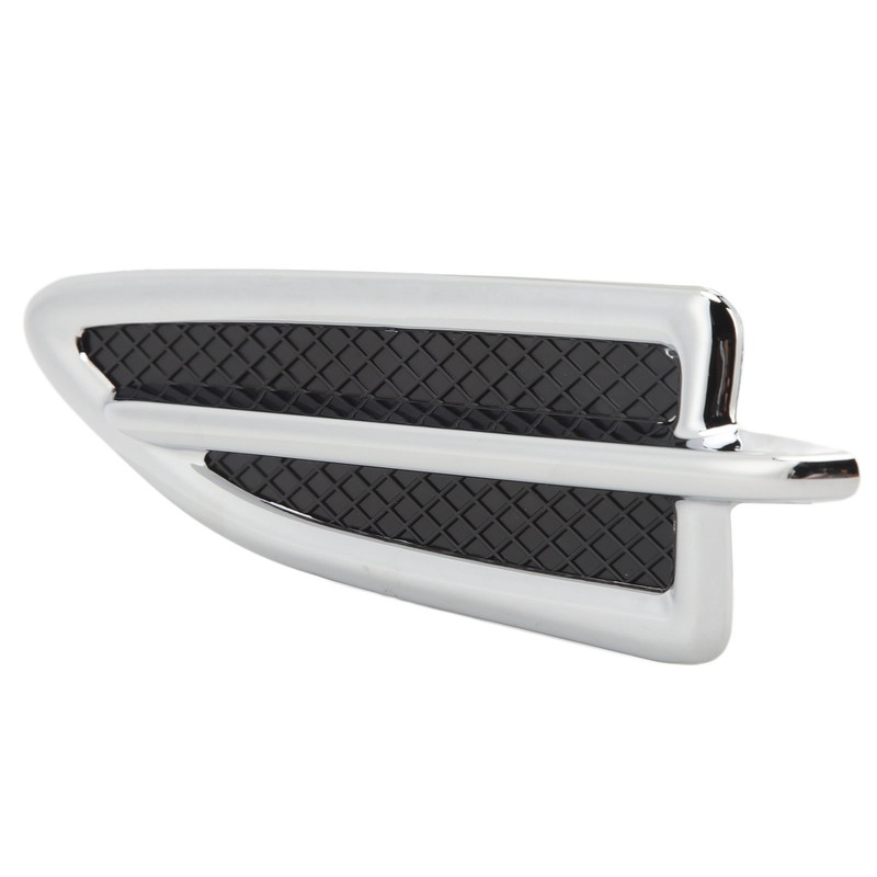 Front Mudguard Vent Molding Chrome Stylish Easy Installation Mud Flap