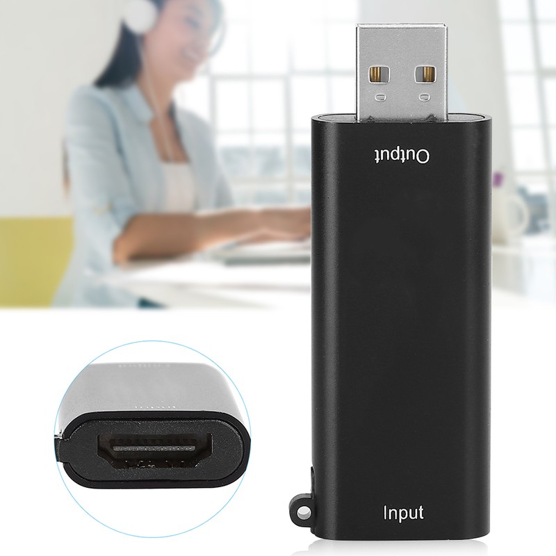 4K Input 1080P@60hz Resolution Output USB2.0 Live Broadcast High Definition