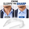 Shirt Collar Support Insert, Adjustable Collar Shaper for Dress Shirts,