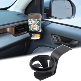 Aunginsy Car Cup Holder Compatible with Ford Maverick 2022-2024 2025 Inner Door Panel Cup Holder Expander Drink Water Stand Front Door Passenger Side Panel Cup Bottle Mount Organizer Tray Accessories