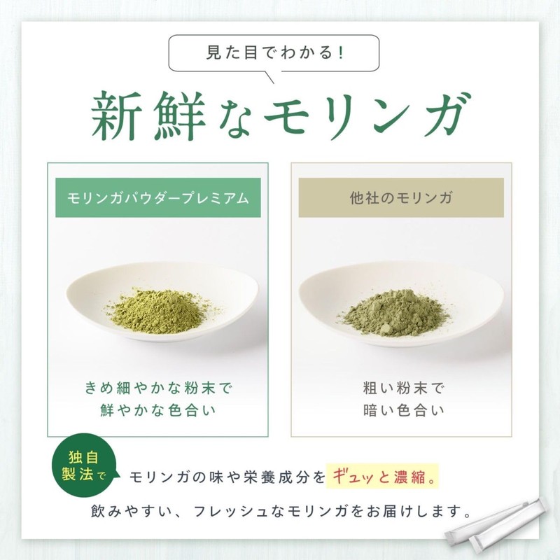 モリンガパウダー 粉末 100% 国産 熊本県産 無農薬 無添加 ノンカフェイン モリンガサプリ 管理栄養士監修【