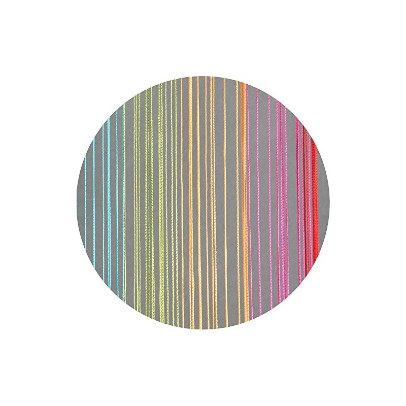 JVL Rainbow String Door Curtain,200cm x 90cm approx, One Size