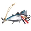 Soft Multi Case for Fish, Black Tuna, Pen and Glasses,