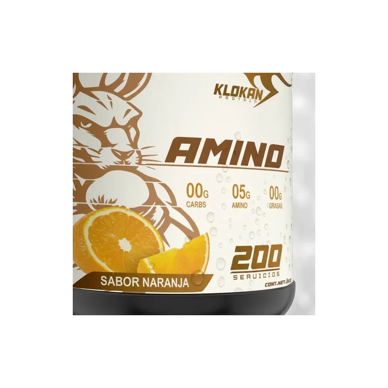 Aminoácidos En Polvo Klokan 1kg 200 Servicios Varios Sabores