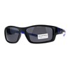 PASTL Nitrogen Polarized Lens Sunglasses Mens Wrap Around Rectangle Shades