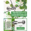 100FT Garden Wire Trellis for Climbing Plants, Kalolary T316 Stainless