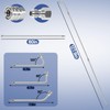 120" Pressure Washer Extension Wand,2 Pack 60 Inch Stainless Steel