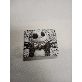 Unbranded Nightmare Before Christmas Jack Expression Scattered Bi-Fold Wallet