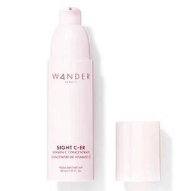 Wander Beauty Sight C-er Vitamin C Concentrate - 20% Vitamin C Cream to Plump, Brighten, & Hydrate Face - Daily Brightening Moisturizer with Vitamin E, Kakadu Plum, Niacinamide, and Hyaluronic Acid